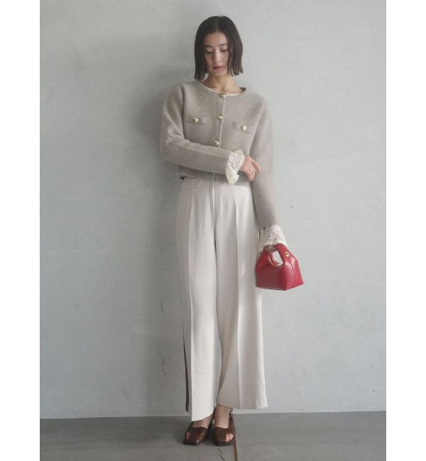 LAGUNAMOON「フロントジップラインパンツ」|その他|