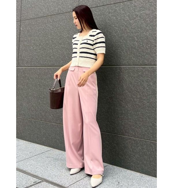 LAGUNAMOON「フロントジップラインパンツ」|その他|