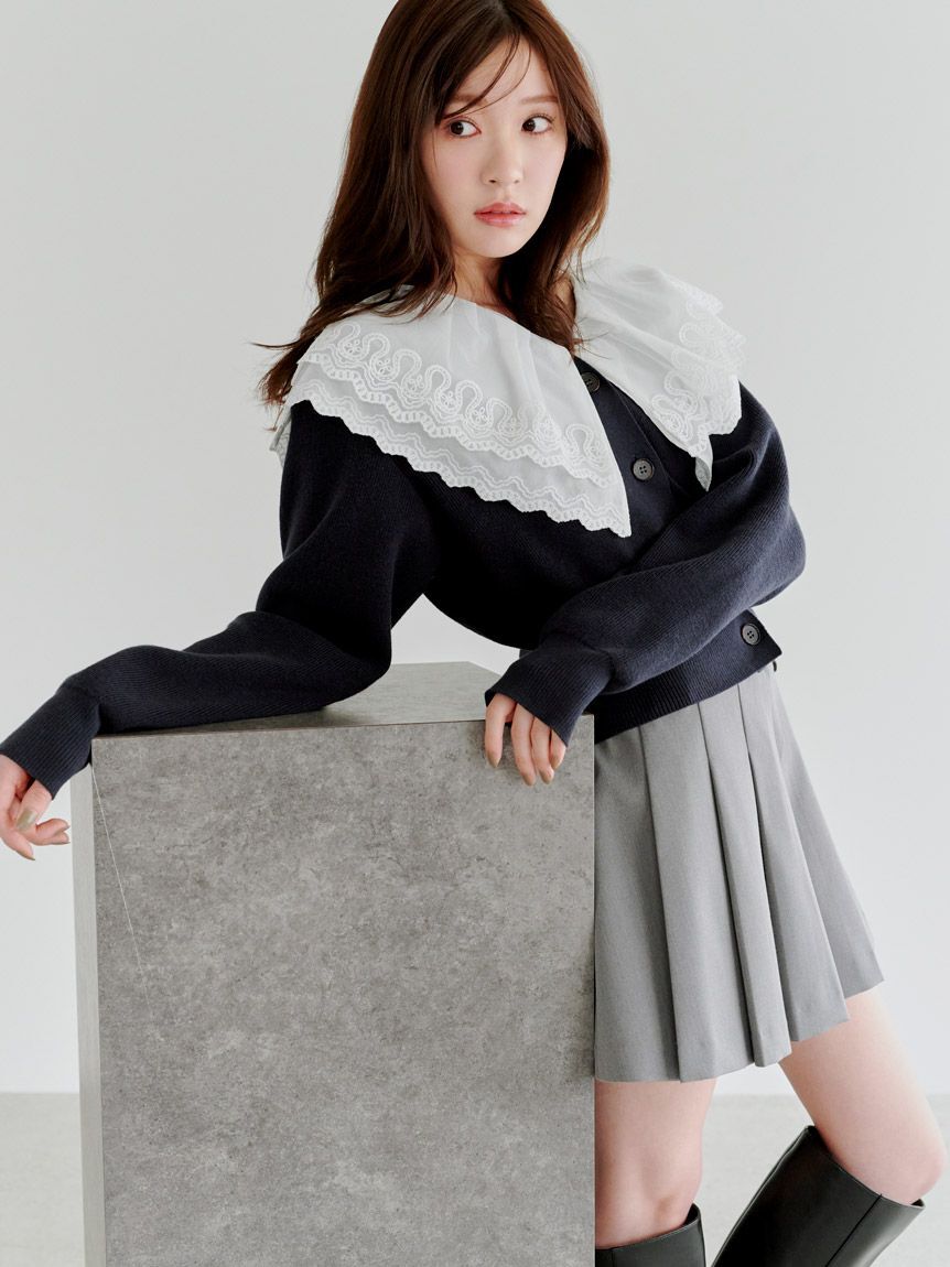 SNIDEL「レイヤードデザインプリーツスカショ」|その他|