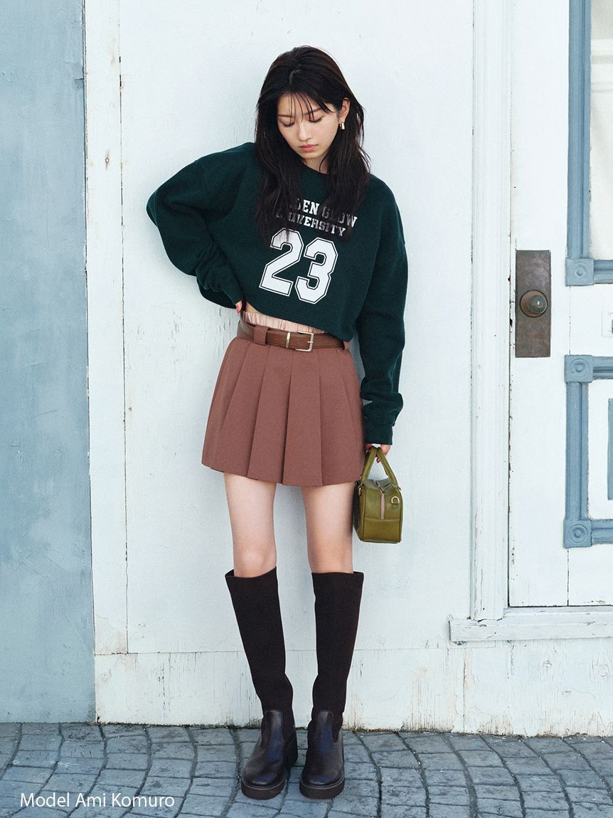 SNIDEL「レイヤードデザインプリーツスカショ」|その他|