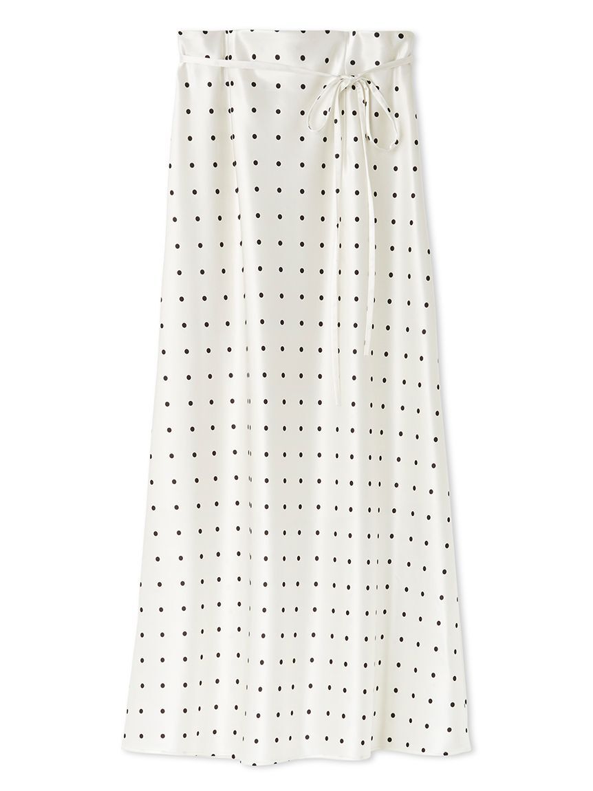 FRAY I.D「ハイウエストサテンナロースカート」|スカート|