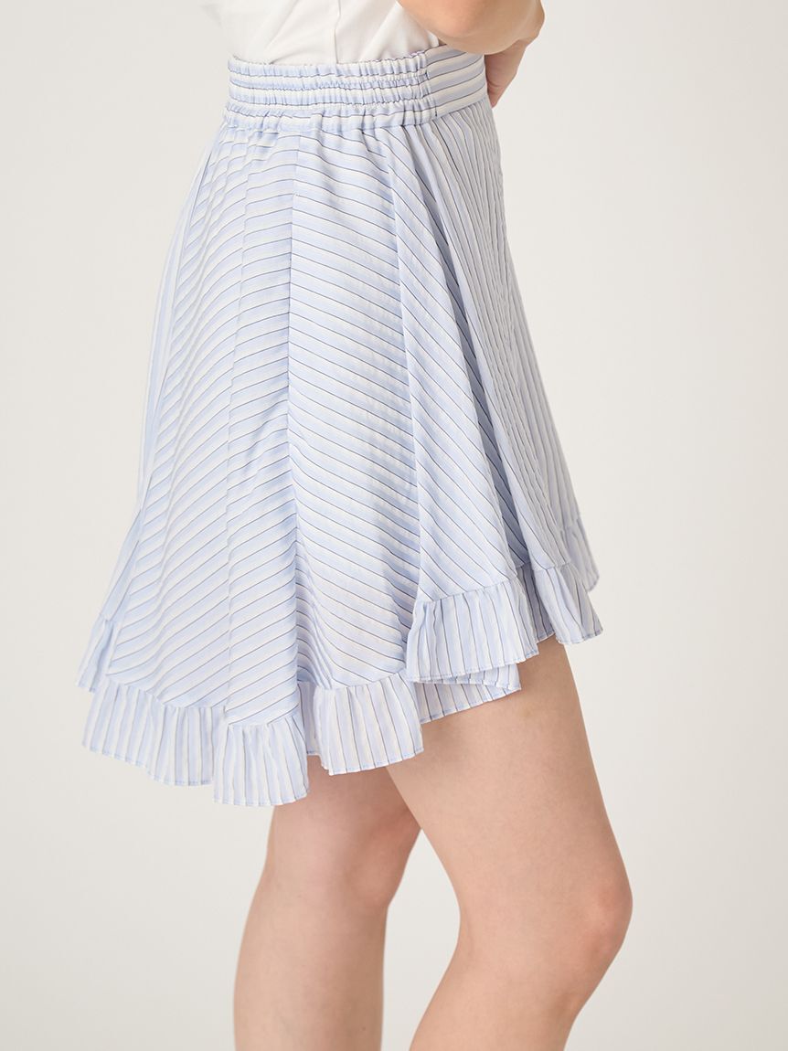 FRAY I.D「フリルヘムストライプショートパンツ」|その他|