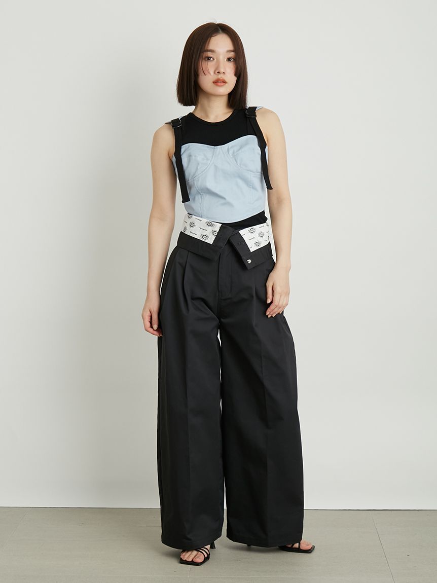 LILY BROWN Lingerie「【LILY BROWN Lingerie】カップインアメスリ/サントーニ」|タンクトップ|