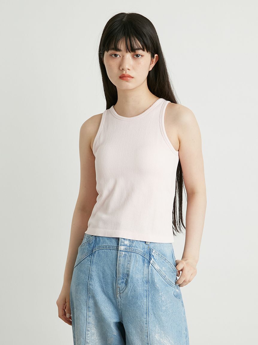 LILY BROWN Lingerie「【LILY BROWN Lingerie】カップインアメスリ/サントーニ」|タンクトップ|