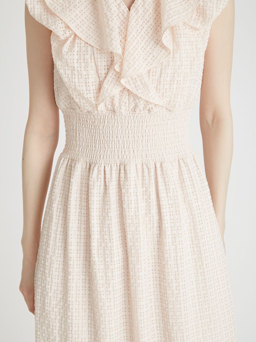 CELFORD「フリルシャーリングタイトワンピース」|ワンピース|