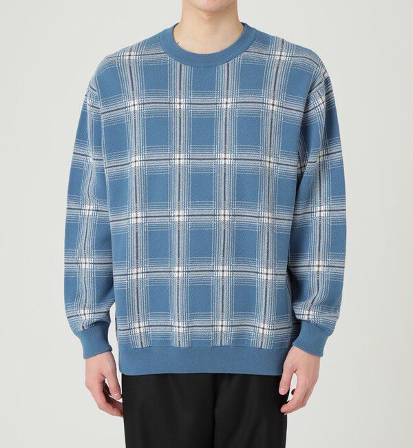  「オンブレジャガード クルーネック」|ニット・セーター|