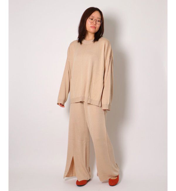 IKKA LOUNGE「スーパーアンチピリングニットパンツ」|その他|