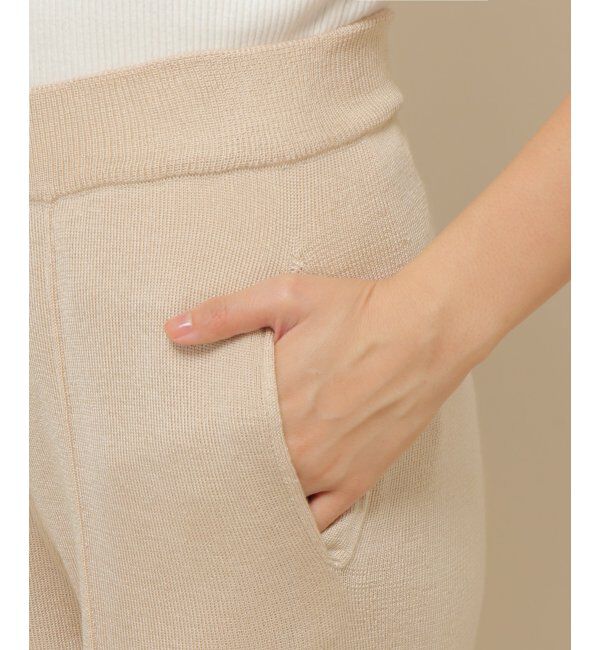 IKKA LOUNGE「スーパーアンチピリングニットパンツ」|その他|