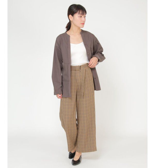 ikka「RENU ウーリッシュサーモリボンパンツ」|その他|