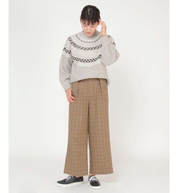 ikka「RENU ウーリッシュサーモリボンパンツ」|その他|