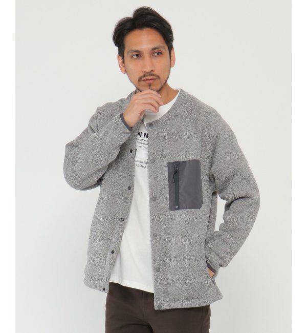 ikka「セーターフリースカーディガン」|カーディガン|