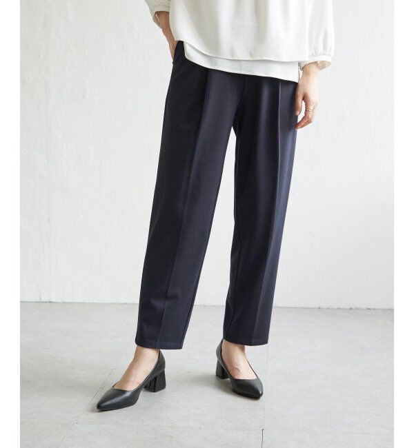 IKKA LOUNGE「【セットアップ対応】GOKU楽ワークテーパードパンツ」|その他|ネイビーブルー