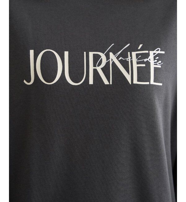 ikka「裏毛ロゴフォトスウェット」|パーカー|