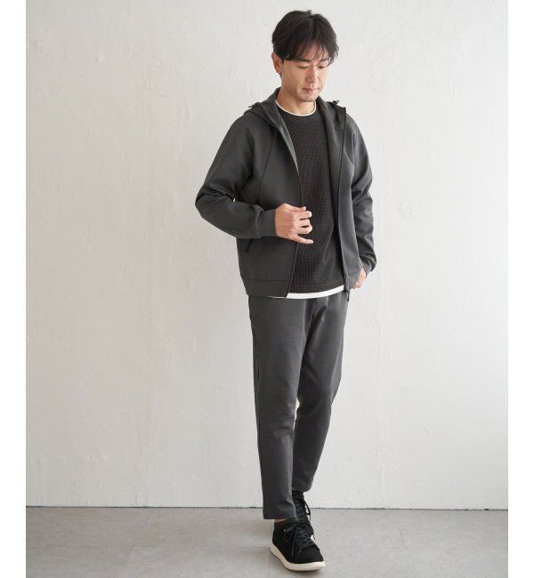 ikka「ドライポンチテーパードパンツ」|その他|