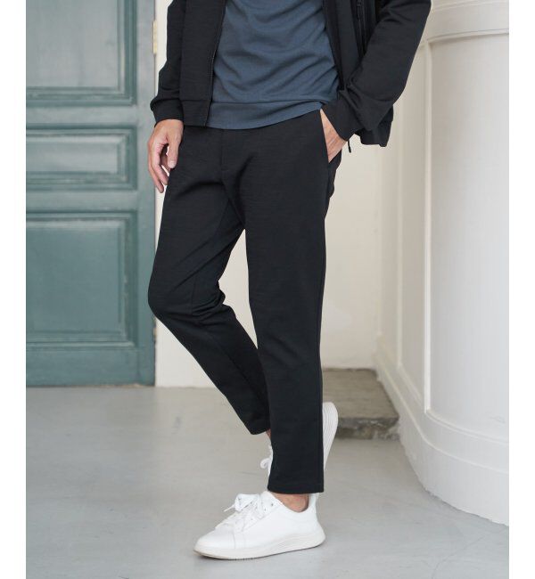 ikka「ドライポンチテーパードパンツ」|その他|