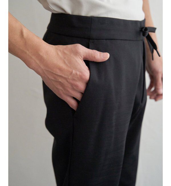 ikka「ドライポンチテーパードパンツ」|その他|