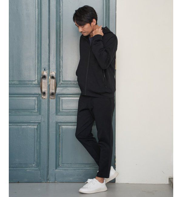 ikka「ドライポンチテーパードパンツ」|その他|