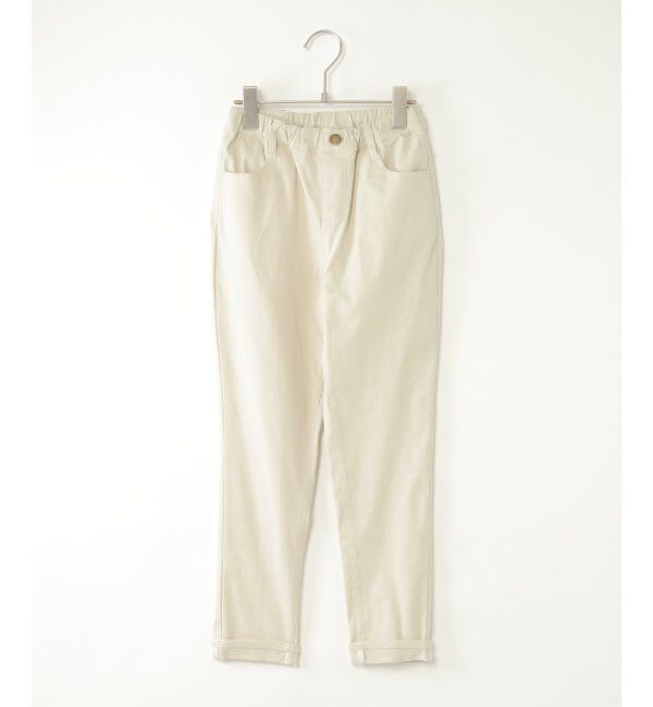 ikka kids「【親子コーデ】GOKU楽パンツ スーパーストレッチ （120~160cm）」|その他|オフホワイト