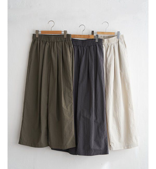 Lbc with Life「ナイロンギャザーワイドパンツ」|その他|