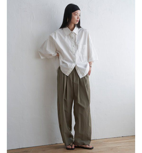 Lbc with Life「ナイロンギャザーワイドパンツ」|その他|