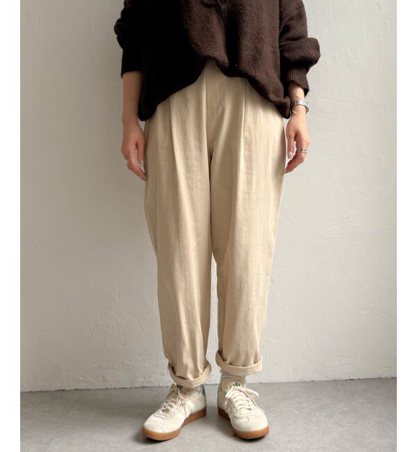 Lbc with Life「コットンゆるテーパードパンツ」|その他|