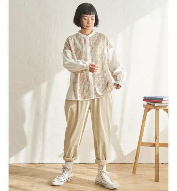 Lbc with Life「コットンゆるテーパードパンツ」|その他|