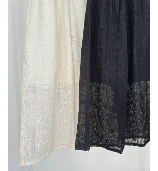 VENCE share style「刺繍レースワイドパンツ」|その他|