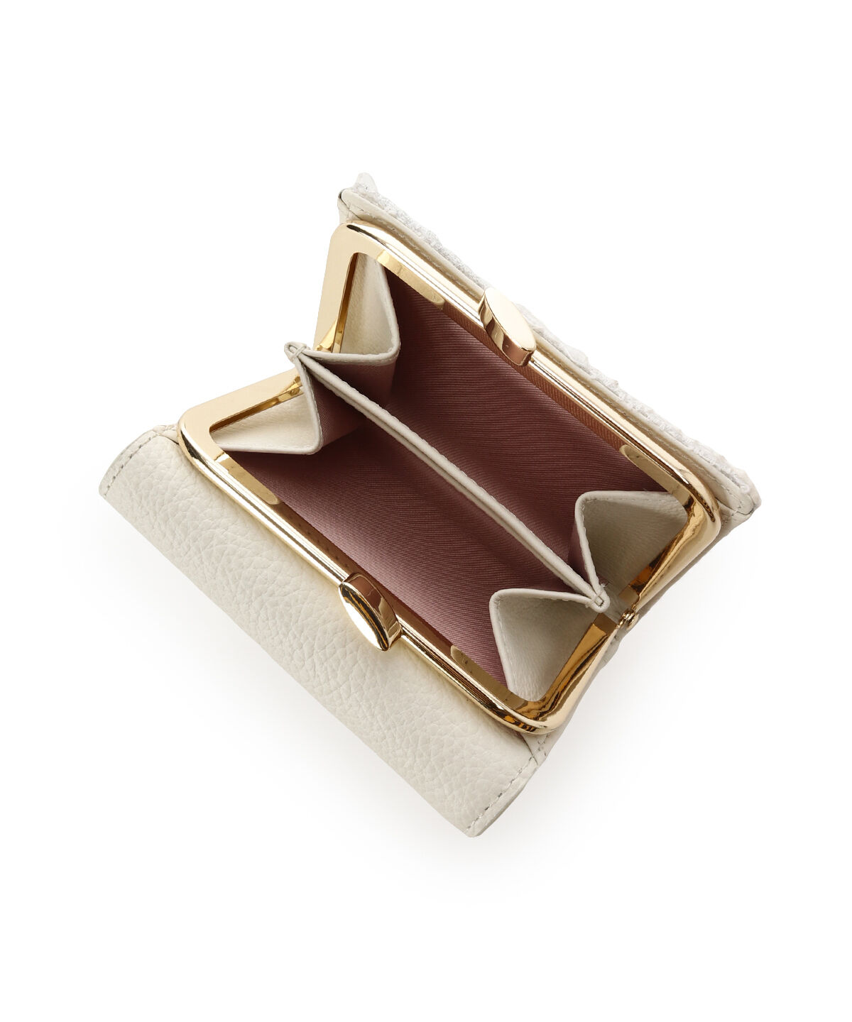 Samantha Thavasa「ループツイードデザイン エムシュシュⅢ 口金折財布」|財布|