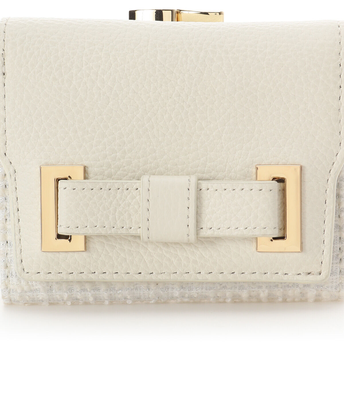 Samantha Thavasa「ループツイードデザイン エムシュシュⅢ 口金折財布」|財布|