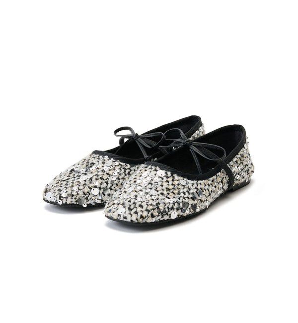 ODETTE E ODILE「＜SY＞スパンコールバレエ フラット10●&uarr;」|バレエシューズ|