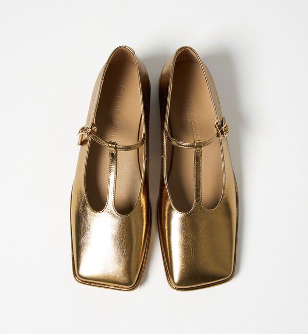 ODETTE E ODILE「ワイドスクエア Tストラップ フラット20&uarr;」|パンプス|