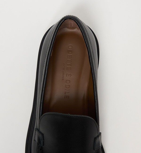 ODETTE E ODILE「プレーンモカ フラット30&uarr;」|ローファー|