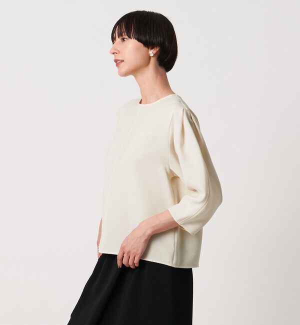 UNITED ARROWS「COMFY Tシャツライク ブラウス‐吸水速乾 UVカット ウォッシャブル‐」|シャツ・ブラウス|
