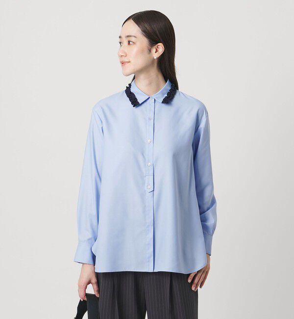 ミニフリルシャツ‐ウォッシャブル‐（UNITED ARROWS）｜ルミネの