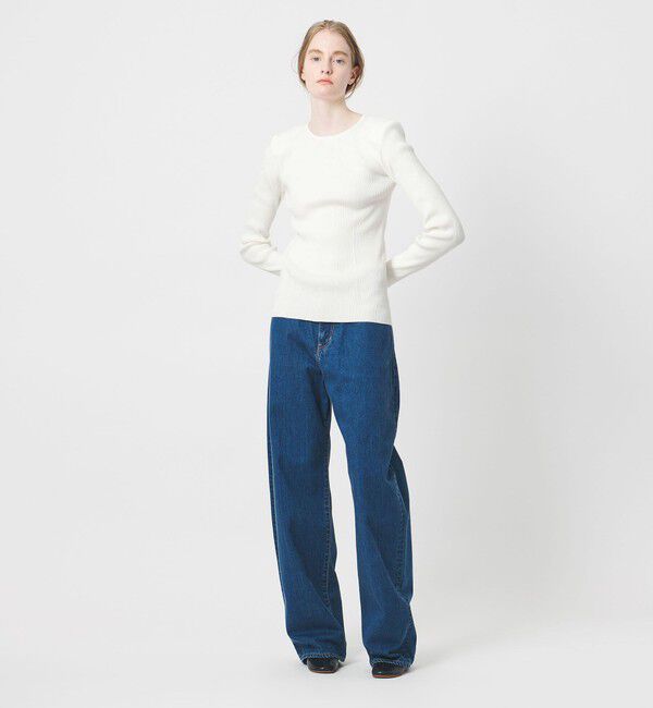 AEWEN MATOPH「＜AEWEN MATOPH＞コットンカシミヤミックス ショルダーパッドニット」|ニット・セーター|