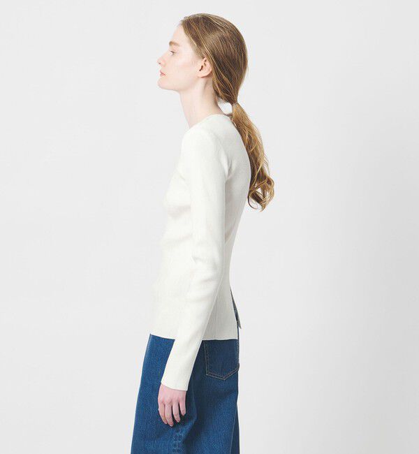 AEWEN MATOPH「＜AEWEN MATOPH＞コットンカシミヤミックス ショルダーパッドニット」|ニット・セーター|