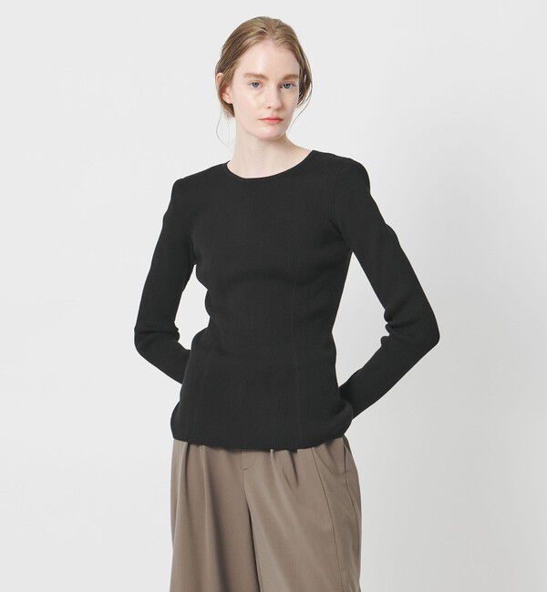 AEWEN MATOPH「＜AEWEN MATOPH＞コットンカシミヤミックス ショルダーパッドニット」|ニット・セーター|
