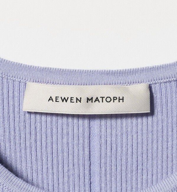 AEWEN MATOPH「＜AEWEN MATOPH＞コットンカシミヤミックス ショルダーパッドニット」|ニット・セーター|