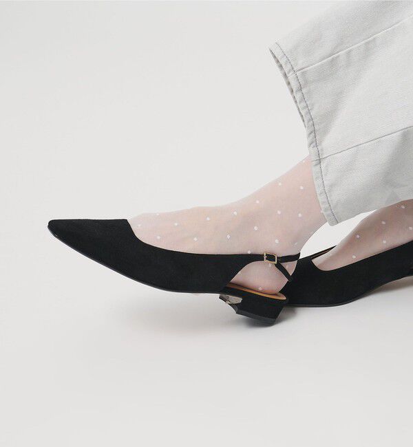 UNITED ARROWS「スエード スリングバック サンダル」|サンダル|