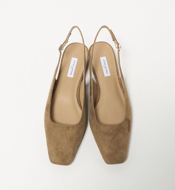 UNITED ARROWS「スエード スリングバック サンダル」|サンダル|