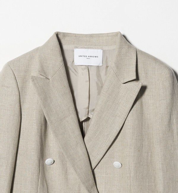 UNITED ARROWS「6ボタン リネン ブレザー ジャケット」|テーラードジャケット|