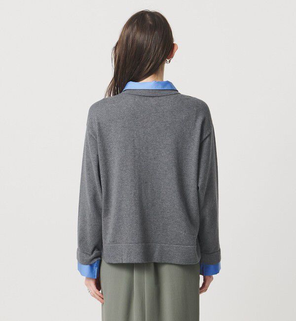 UNITED ARROWS「4WAY シャツコンビ ポロニット ‐ウォッシャブル‐」|ニット・セーター|