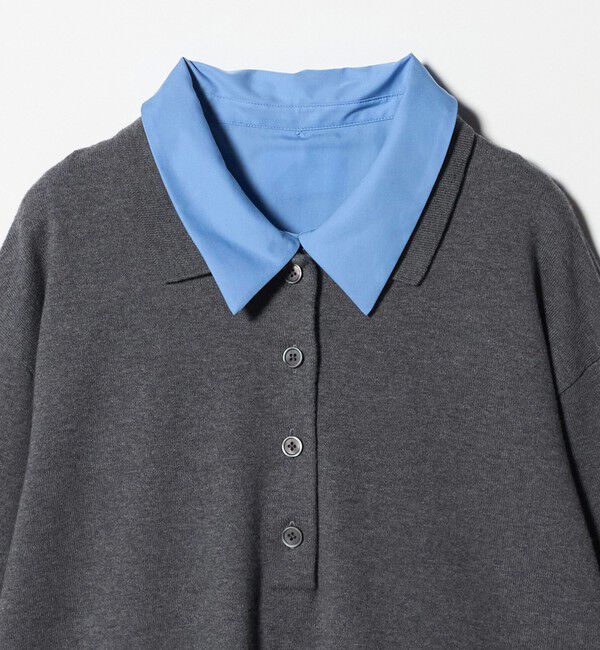 UNITED ARROWS「4WAY シャツコンビ ポロニット ‐ウォッシャブル‐」|ニット・セーター|