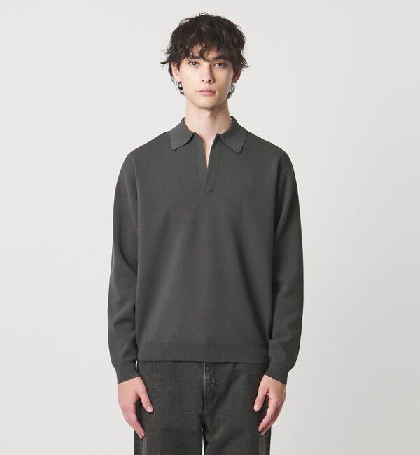 UNITED ARROWS「４シーズンズ ミラノリブ スキッパー ニット」|ニット・セーター|