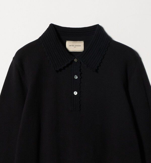UNITED ARROWS「クロシェ ポロニット ‐ウォッシャブル‐」|ニット・セーター|