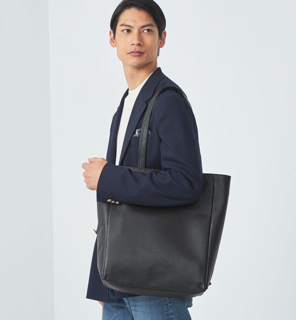 UNITED ARROWS green label relaxing「スタンプ レザー デイリー トートバッグ」|トートバッグ|