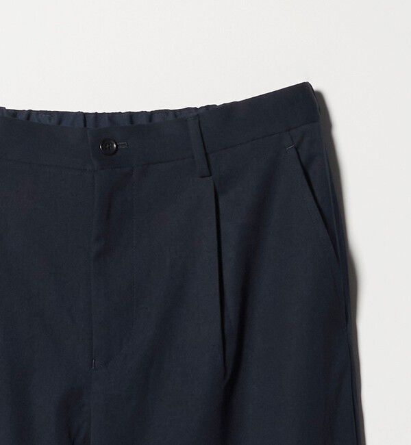 UNITED ARROWS green label relaxing「DICROS ポリエステル ツイル 1プリーツ W2 ユーティリティパンツ -ストレッチ・撥水-」|チノ|