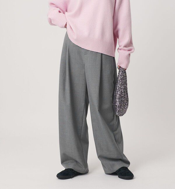 BEAUTY&YOUTH UNITED ARROWS「毛ポリエステル カーブパンツ ウォッシャブル」|その他|