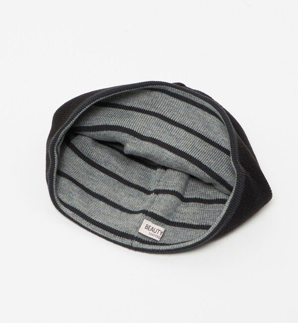 BEAUTY&YOUTH UNITED ARROWS「リバーシブル ビーニー」|ニット帽|