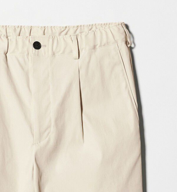 BEAUTY&YOUTH UNITED ARROWS「TASLAN 1P イージー テーパード パンツ NO.7 吸水速乾機能付き」|チノ|